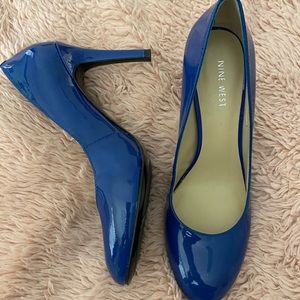 Nine West blue beautiful heels